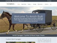 Tablet Screenshot of amishbuilt.com